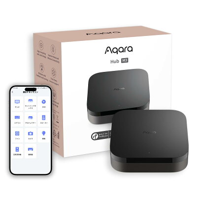 Aqara Hub M3 の本体とパッケージ（楽天市場 RENEW の商品画像）