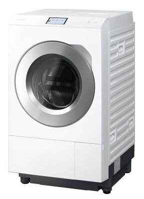 パナソニック ドラム式洗濯乾燥機 NA-LX129F の本体正面（マットホワイト）